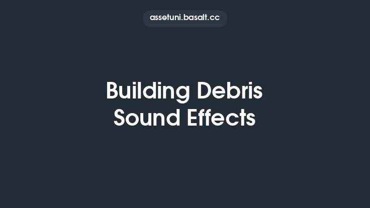 Building Debris Sound Effects Thumbnail