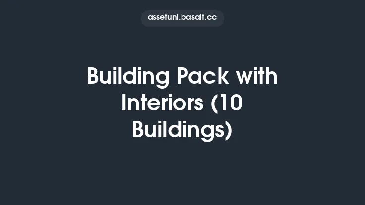 Building Pack with Interiors (10 Buildings) Thumbnail