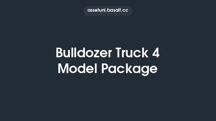 Bulldozer Truck 4 Model Package Thumbnail