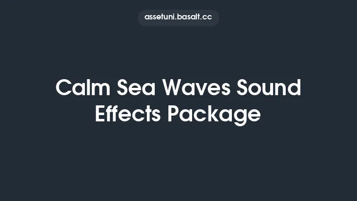 Calm Sea Waves Sound Effects Package Thumbnail