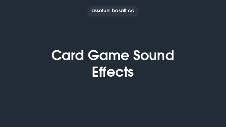 Card Game Sound Effects Thumbnail