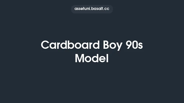 Cardboard Boy 90s Model Thumbnail