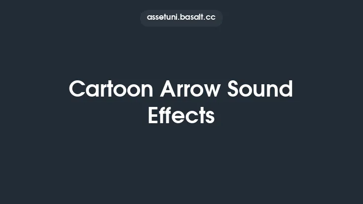 Cartoon Arrow Sound Effects Thumbnail