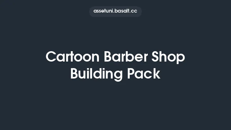 Cartoon Barber Shop Building Pack Thumbnail