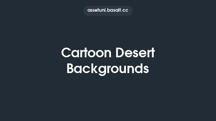 Cartoon Desert Backgrounds Thumbnail