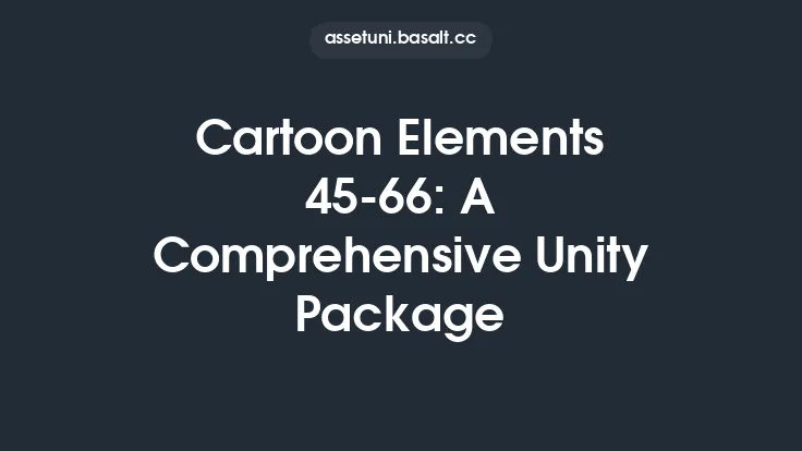 Cartoon Elements 45-66: A Comprehensive Unity Package Thumbnail