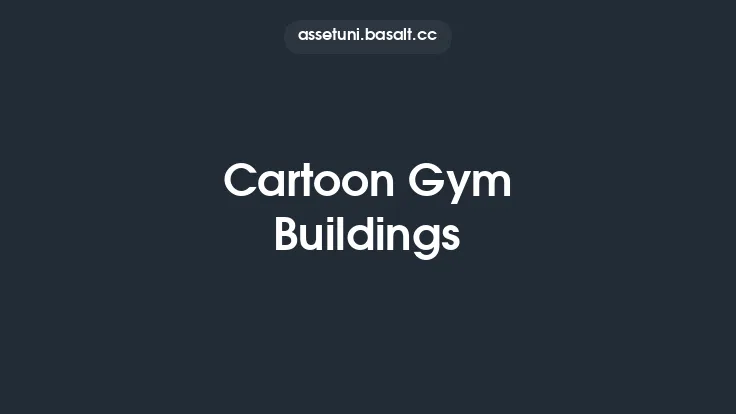Cartoon Gym Buildings Thumbnail