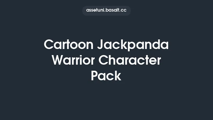 Cartoon Jackpanda Warrior Character Pack Thumbnail
