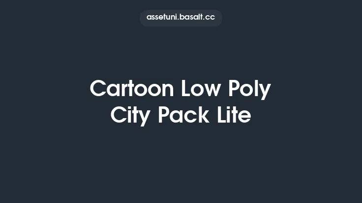 Cartoon Low Poly City Pack Lite Thumbnail