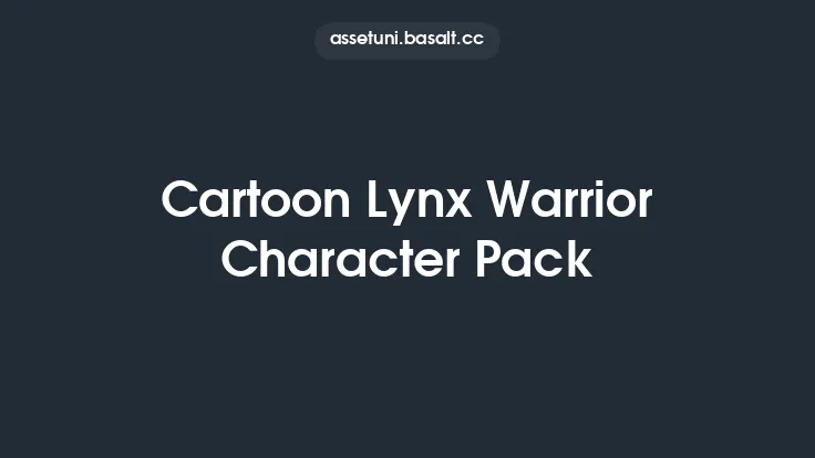 Cartoon Lynx Warrior Character Pack Thumbnail