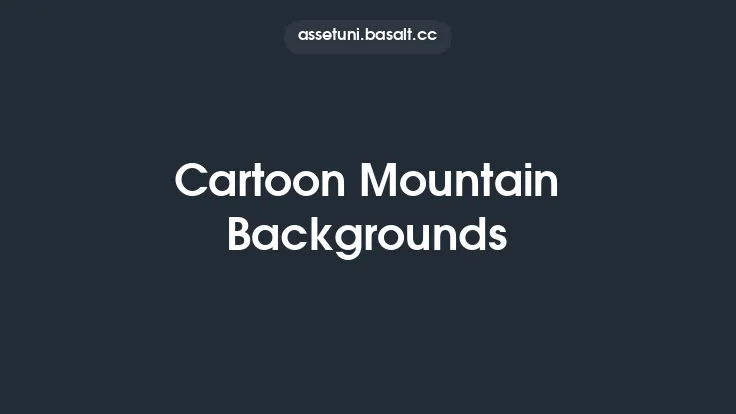 Cartoon Mountain Backgrounds Thumbnail