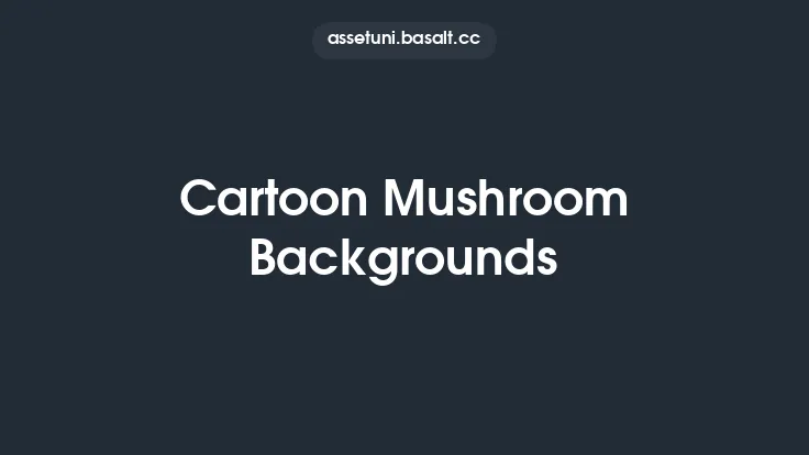 Cartoon Mushroom Backgrounds Thumbnail
