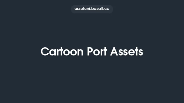Cartoon Port Assets Thumbnail