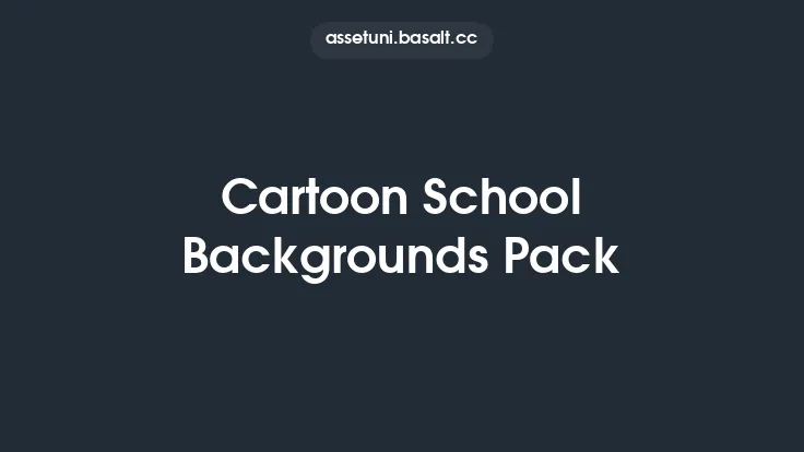 Cartoon School Backgrounds Pack Thumbnail