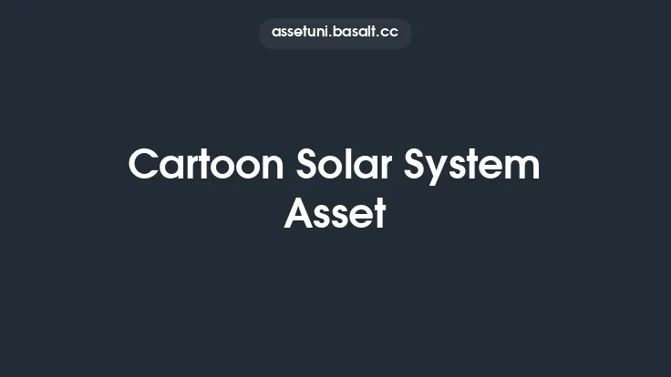 Cartoon Solar System Asset Thumbnail