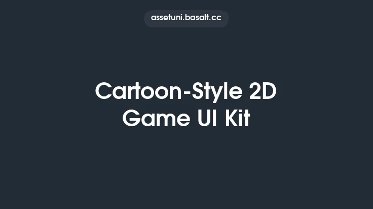 Cartoon-Style 2D Game UI Kit Thumbnail