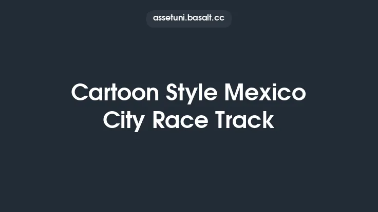 Cartoon Style Mexico City Race Track Thumbnail