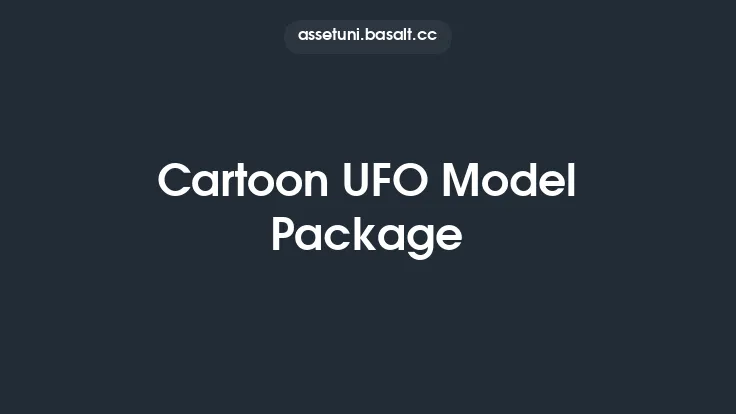 Cartoon UFO Model Package Thumbnail