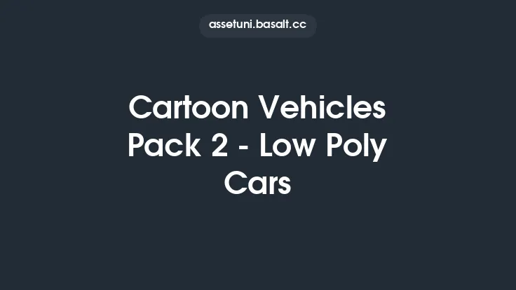 Cartoon Vehicles Pack 2 - Low Poly Cars Thumbnail