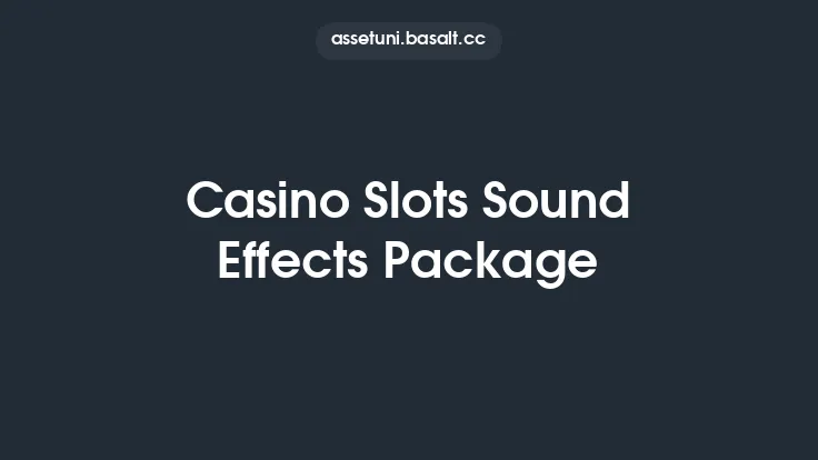 Casino Slots Sound Effects Package Thumbnail