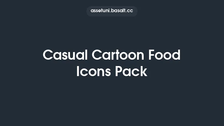 Casual Cartoon Food Icons Pack Thumbnail