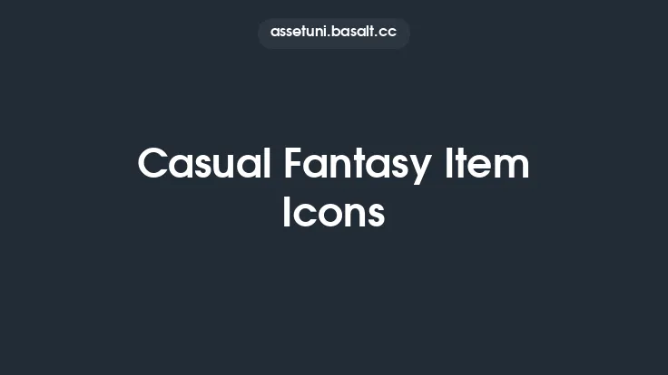Casual Fantasy Item Icons Thumbnail