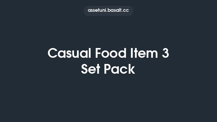 Casual Food Item 3 Set Pack Thumbnail