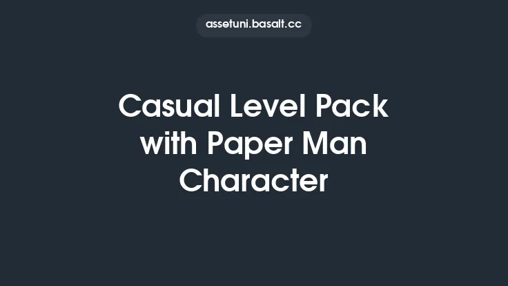 Casual Level Pack with Paper Man Character Thumbnail