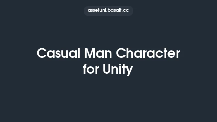 Casual Man Character for Unity Thumbnail