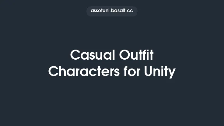Casual Outfit Characters for Unity Thumbnail