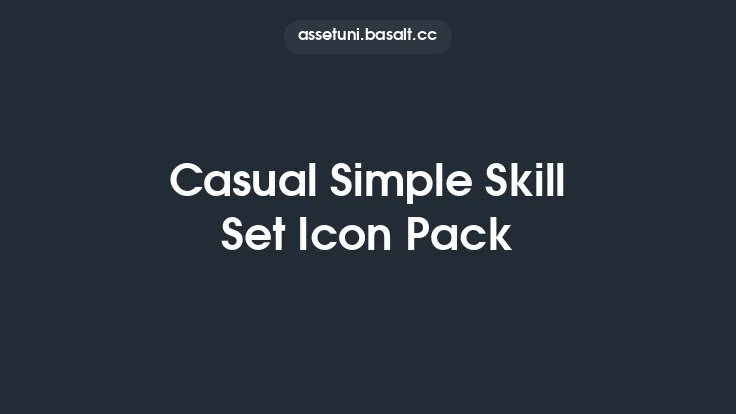Casual Simple Skill Set Icon Pack Thumbnail