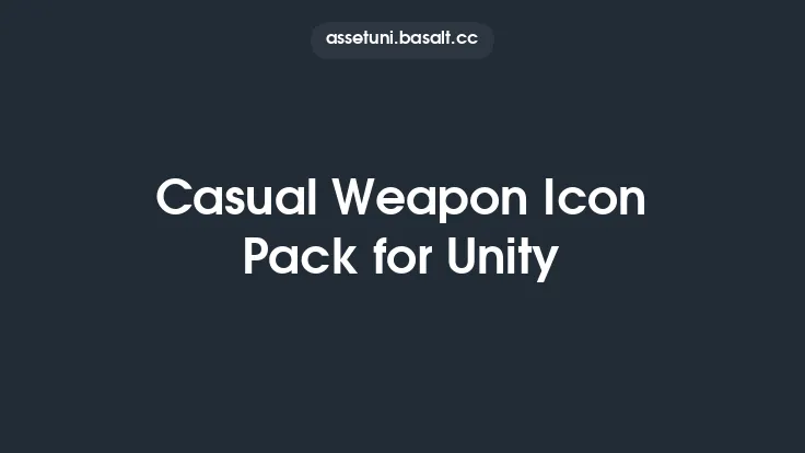 Casual Weapon Icon Pack for Unity Thumbnail