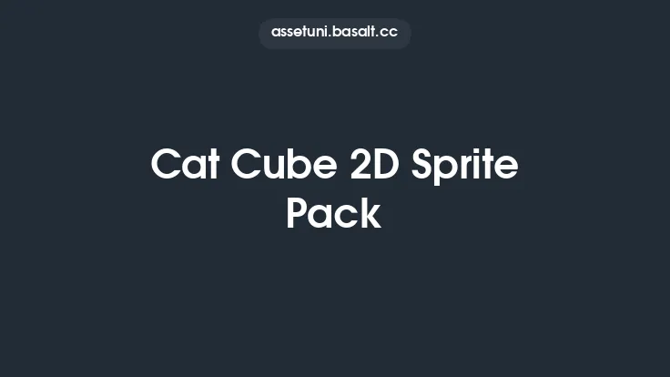 Cat Cube 2D Sprite Pack Thumbnail