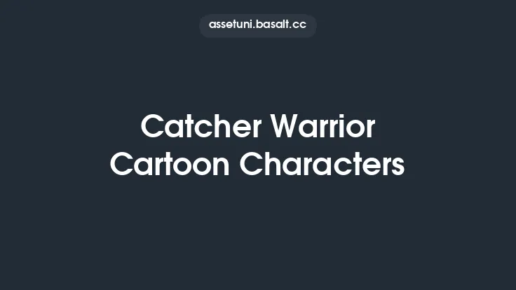 Catcher Warrior Cartoon Characters Thumbnail
