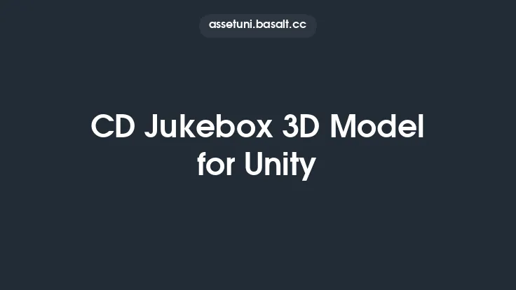 CD Jukebox 3D Model for Unity Thumbnail