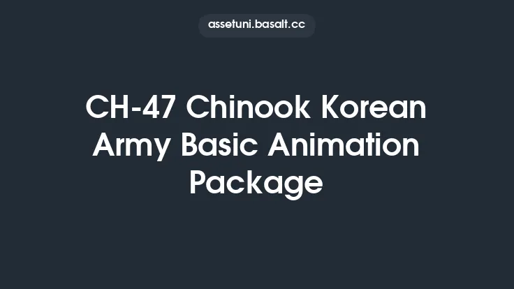 CH-47 Chinook Korean Army Basic Animation Package Thumbnail