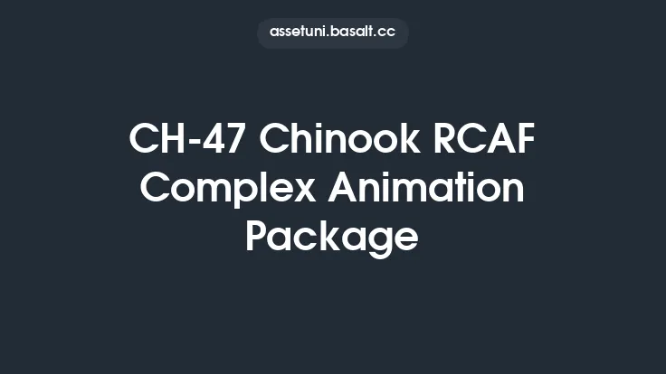 CH-47 Chinook RCAF Complex Animation Package Thumbnail