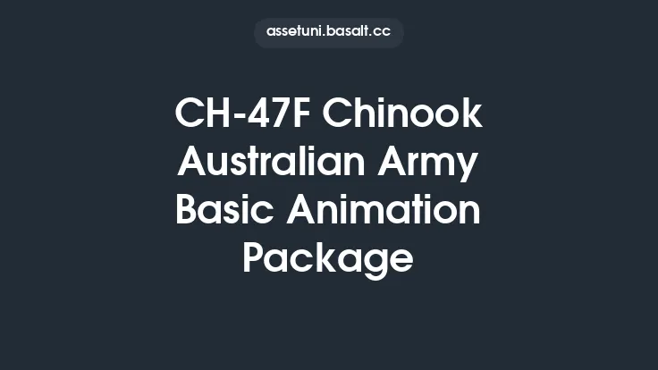 CH-47F Chinook Australian Army Basic Animation Package Thumbnail