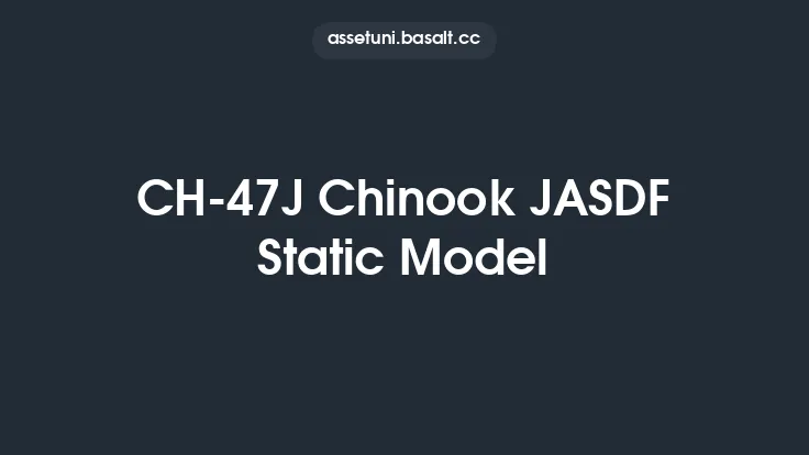 CH-47J Chinook JASDF Static Model Thumbnail