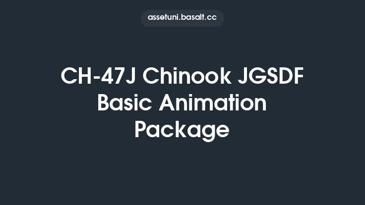 CH-47J Chinook JGSDF Basic Animation Package Thumbnail