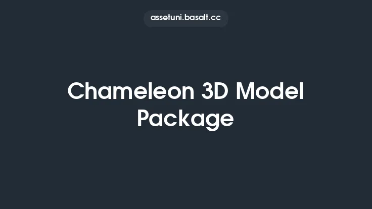 Chameleon 3D Model Package Thumbnail