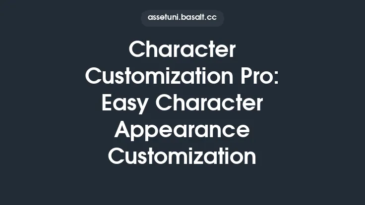 Character Customization Pro: Easy Character Appearance Customization Thumbnail