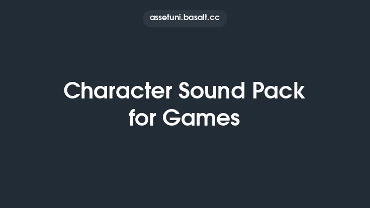 Character Sound Pack for Games Thumbnail