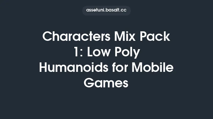 Characters Mix Pack 1: Low Poly Humanoids for Mobile Games Thumbnail