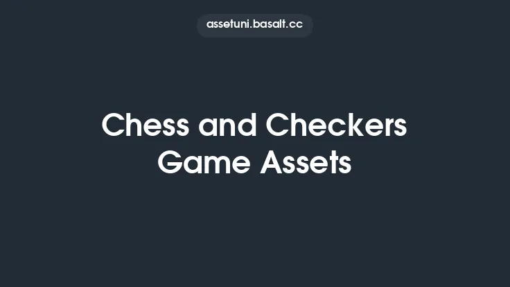 Chess and Checkers Game Assets Thumbnail