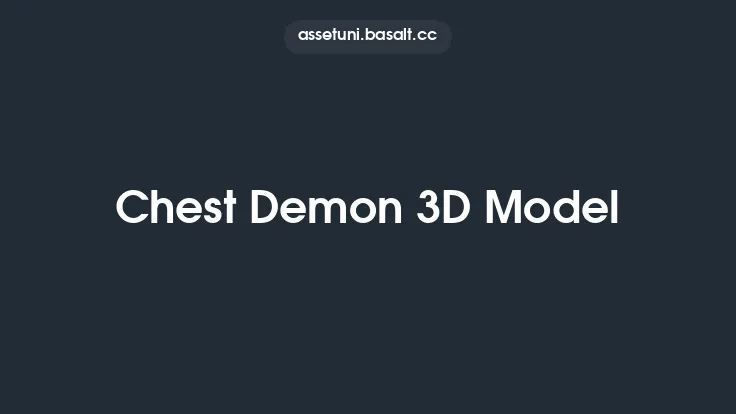 Chest Demon 3D Model Thumbnail