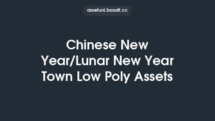 Chinese New Year/Lunar New Year Town Low Poly Assets Thumbnail