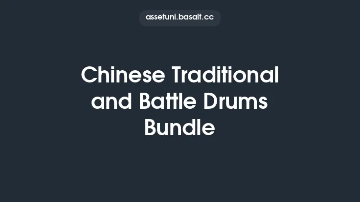 Chinese Traditional and Battle Drums Bundle Thumbnail