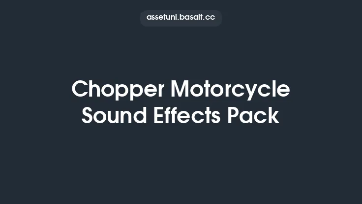 Chopper Motorcycle Sound Effects Pack Thumbnail