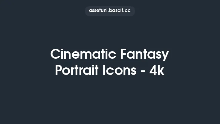 Cinematic Fantasy Portrait Icons - 4k Thumbnail